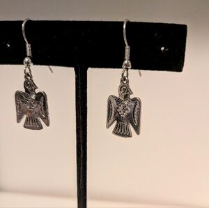 Silver Bird Earrings